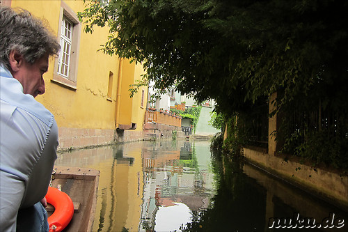 Mit dem Ruderboot durch Petite Venice in Colmar