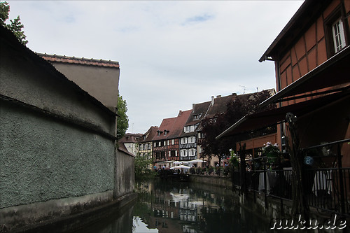 Mit dem Ruderboot durch Petite Venice in Colmar