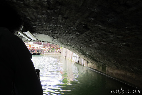 Mit dem Ruderboot durch Petite Venice in Colmar