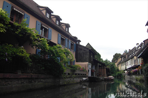 Mit dem Ruderboot durch Petite Venice in Colmar