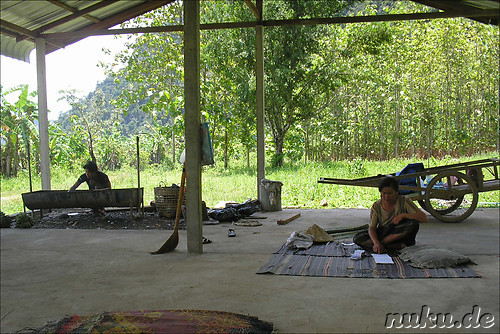 Mittagspause in Vang Vieng, Laos