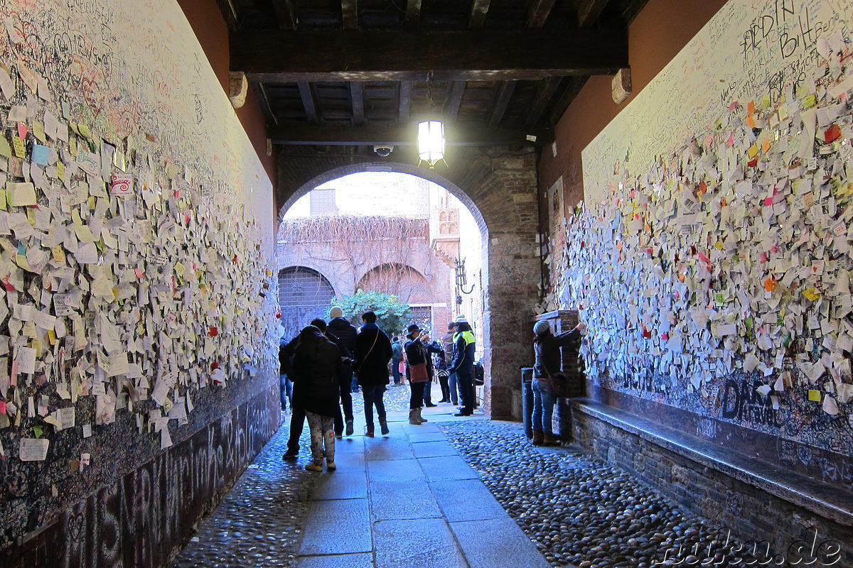 Casa Di Giulietta Verona Italien Sudeuropa