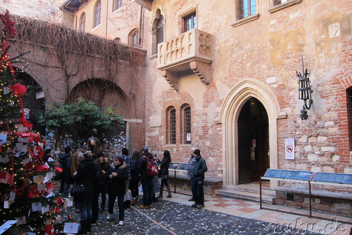 Casa Di Giulietta Verona Italien Sudeuropa