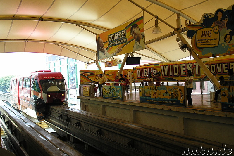 Monorail in Kuala Lumpur, Malaysia