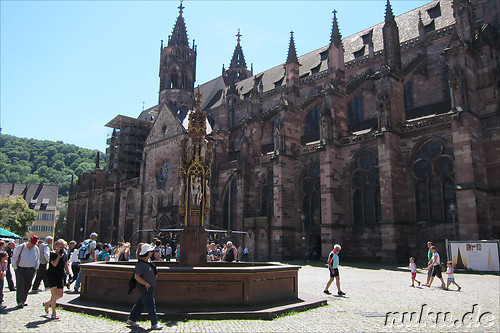 Muenster in Freiburg, Baden-Wuerttemberg