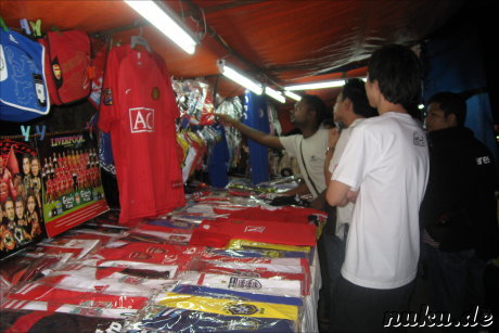Nachtmarkt in Batu Ferringhi, Pulau Penang, Malaysia