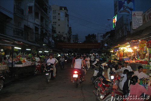 Nachtmarkt in Ho Chi Minh Stadt, Vietnam
