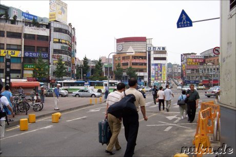 Nahe der U-Bahn Station in Incheon