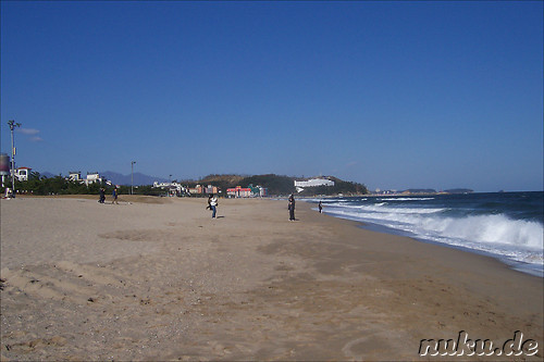 Naksan Beach an der Ostk&uuml;ste Koreas