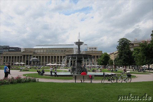 Neues Schloss in Stuttgart, Baden-Wuerttemberg
