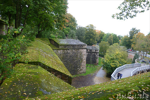 N&uuml;rnberger Stadtmauer und Burggraben
