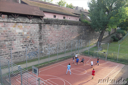 N&uuml;rnberger Stadtmauer und Burggraben