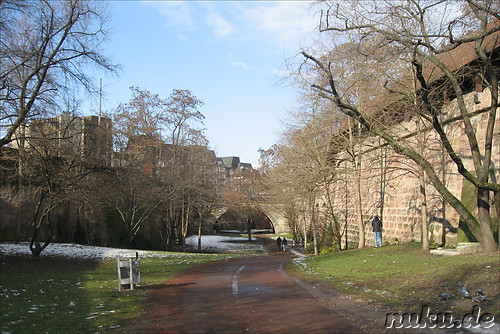 N&uuml;rnberger Stadtmauer und Burggraben
