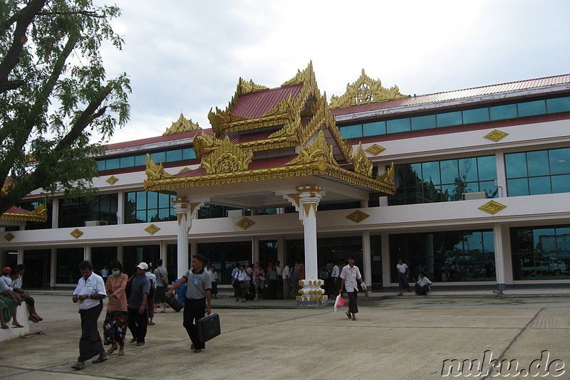 Nyaung U Airport in Bagan, Myanmar