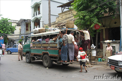 Oeffentlicher Nahverkehr in Burma - Mandalay, Myanmar