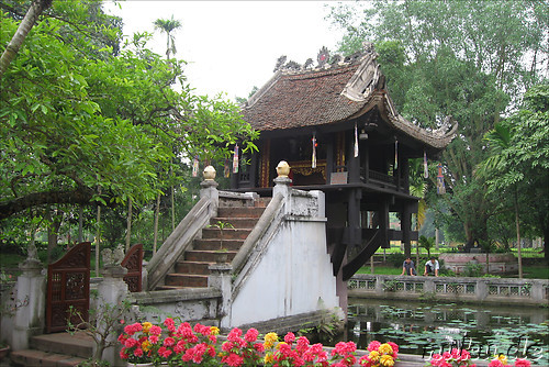 One Pillar Pagoda (Dien Huu Pagoda) in Hanoi