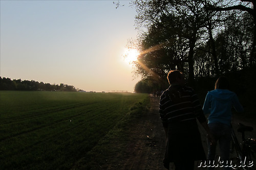 Osterfeuer in Wulfsen
