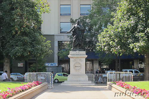 Palacio de la Moneda am Plaza de la Constitucion in Santiago de Chile