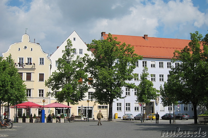 Paradeplatz in Ingolstadt, Bayern, Deutschland