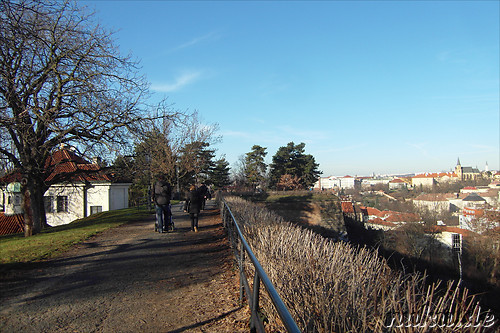 Parkanlage in Vysehrad, Prag, Tschechien