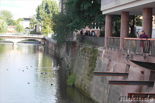 Pegnitzbruecken und -inseln in Nuernberg