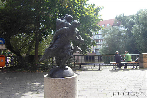 Pegnitzbruecken und -inseln in Nuernberg