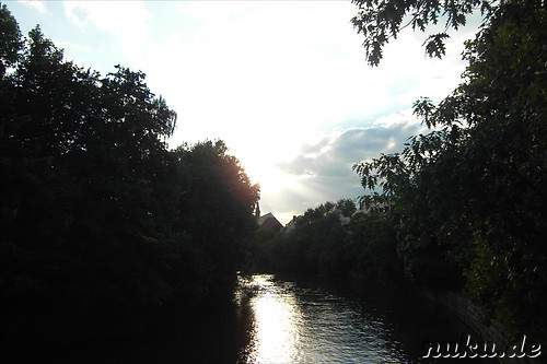 Pegnitzbruecken und -inseln in Nuernberg