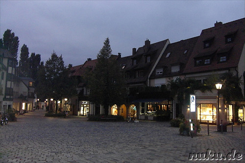 Pegnitzbruecken und -inseln in Nuernberg