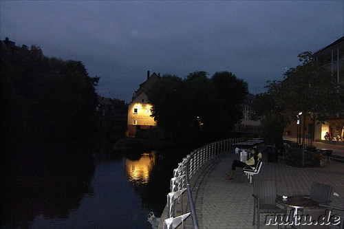 Pegnitzbruecken und -inseln in Nuernberg