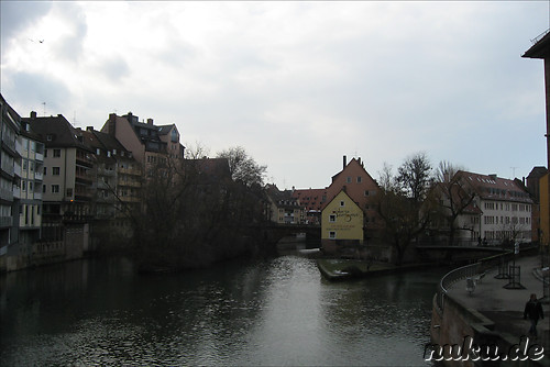 Pegnitzbruecken und -inseln in Nuernberg