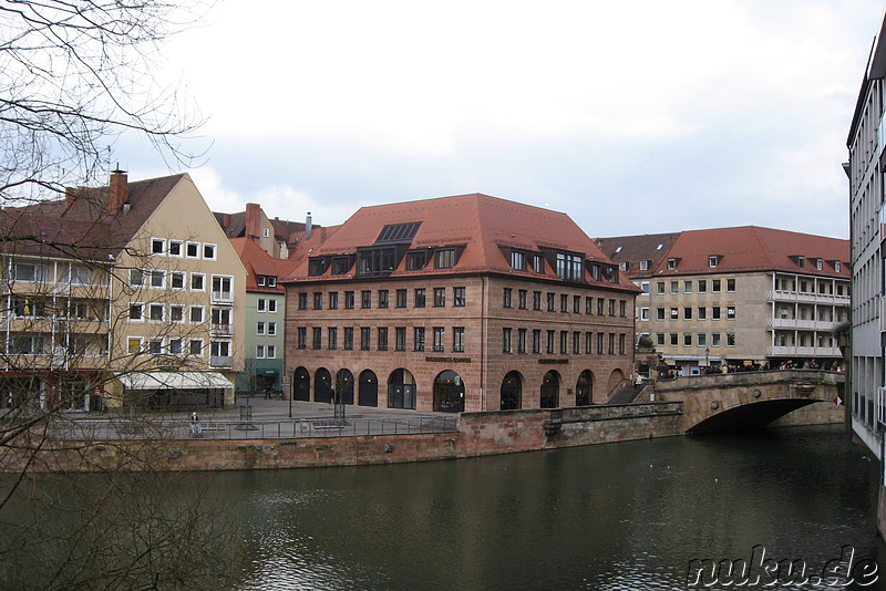 Pegnitzbrücken und -inseln in Nürnberg