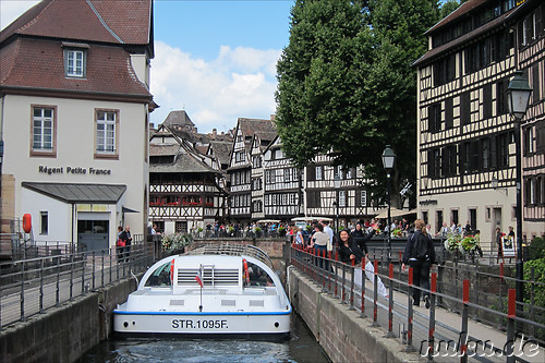 Petit France - Stadtviertel in Strasbourg, Frankreich