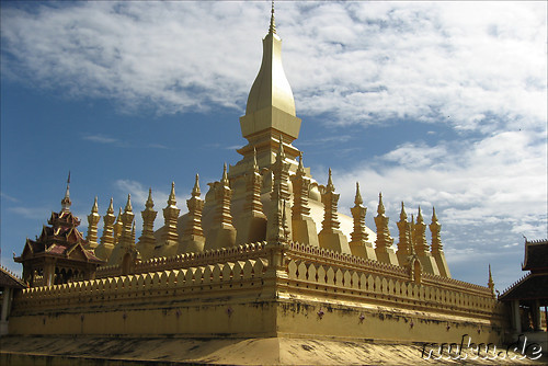 Pha That Luang Tempel in Vientiane, Laos
