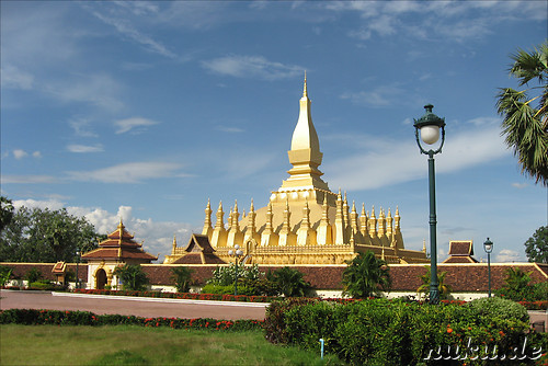 Pha That Luang Tempel in Vientiane, Laos
