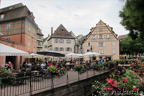 Place de l' Ancienne Douane in Colmar, Frankreich
