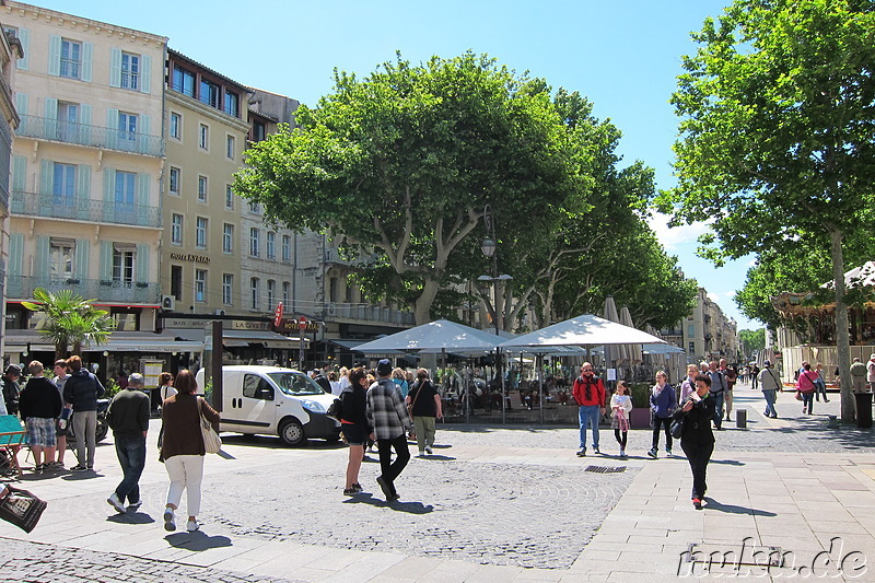 Place de l' Horloge in Avignon, Frankreich