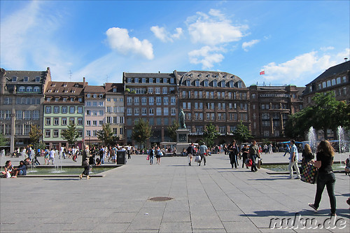 Place Kleber in Strasbourg, Frankreich