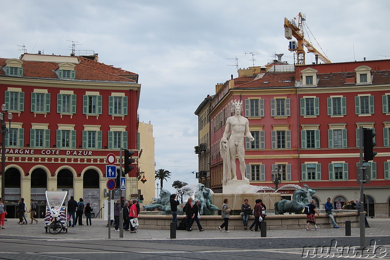 Place Massena - Platz in Nizza, Frankreich
