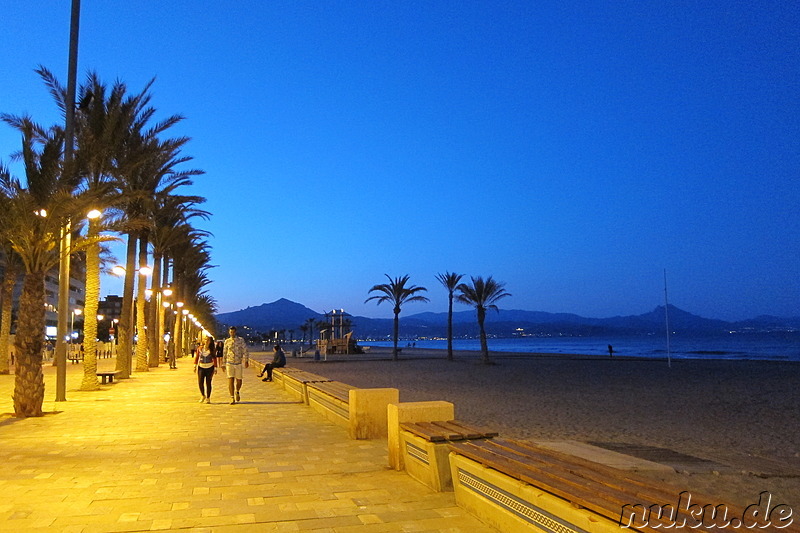 Playa de San Juan - Strand in Alicante, Spanien