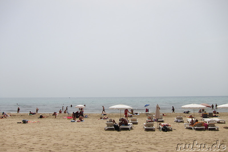 Playa del Postiguet - Strand in Alicante, Spanien