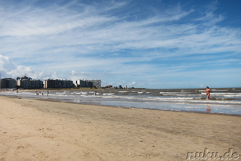 Playa Pocitos - Strand in Montevideo, Uruguay