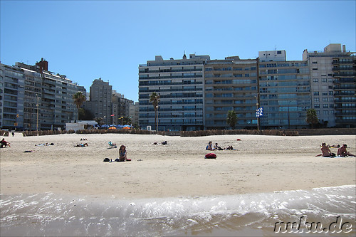 Playa Pocitos - Strand in Montevideo, Uruguay