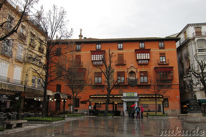 Plaza Bib-Rambla in Granada, Spanien