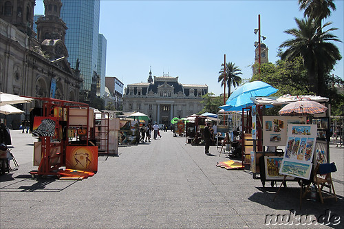 Plaza de Armas in Santiago de Chile