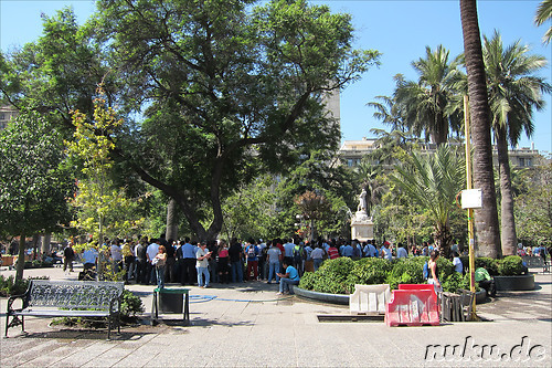 Plaza de Armas in Santiago de Chile