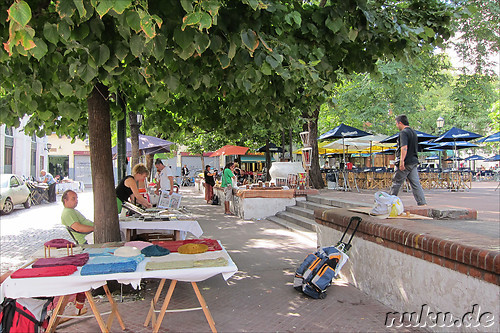 Plaza Dorrego in San Telmo, Buenos Aires, Argentinien