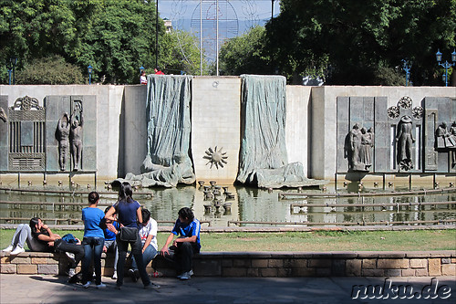 Plaza Independencia in Mendoza, Argentinien