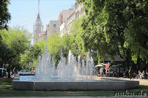 Plaza Independencia in Mendoza, Argentinien