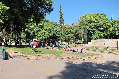 Plaza Independencia in Mendoza, Argentinien