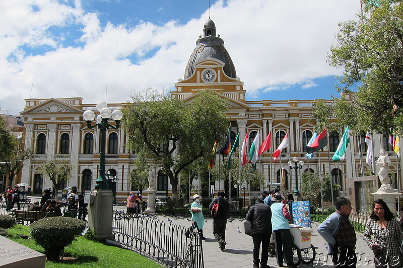 Plaza Pedro D Murillo in La Paz, Bolivien